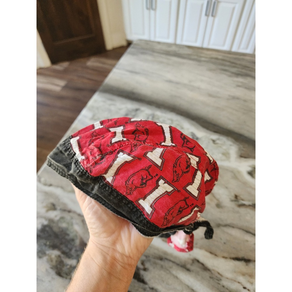 Capsmith Arkansas Razorbacks Danbanna Headgear Red Biker Do-Rag Cap One Size